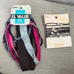 Hair bands and ponytail combo